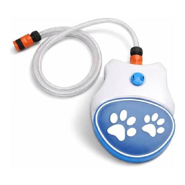 The Ultimate 2-in-1 Outdoor Dog Water Oasis: Paw-Activated Fountain & Splash Pad