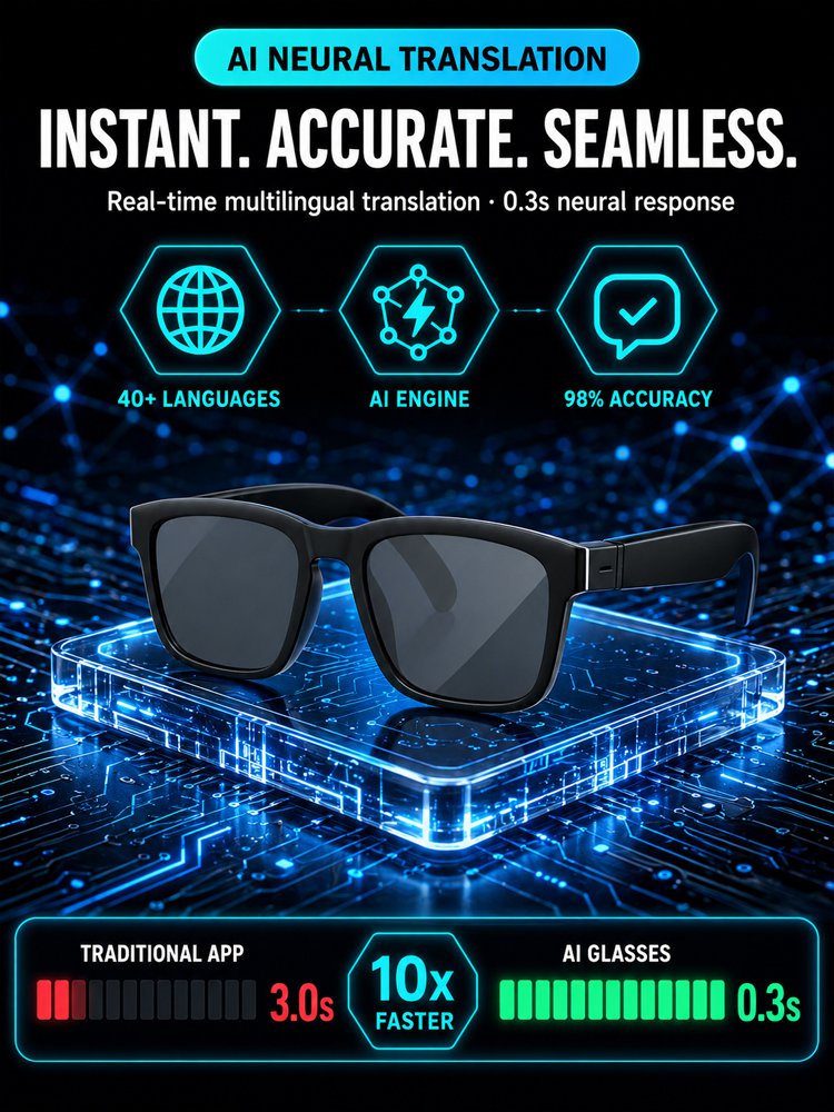 AI Smart Bluetooth Glasses-Ketaticeo