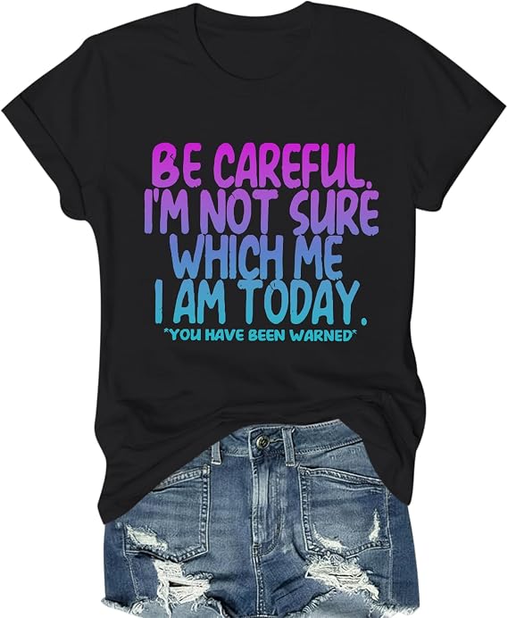 Show Your Personality 🤣 Funny Slogan Graphic T‑Shirt, Perfect For Daily & Gathering