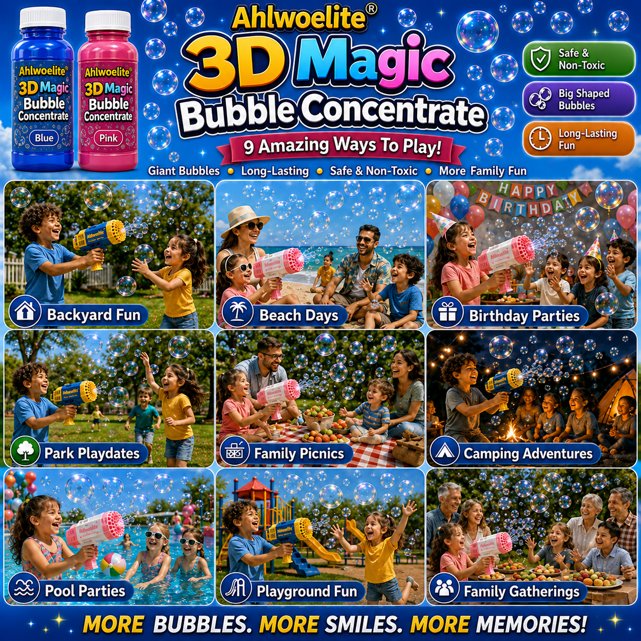 π¨βπ©βπ§βπ¦ Last Day Promotion β Turn Ordinary Bubble Time Into a Giant Animal & Ocean Adventure π«§π
