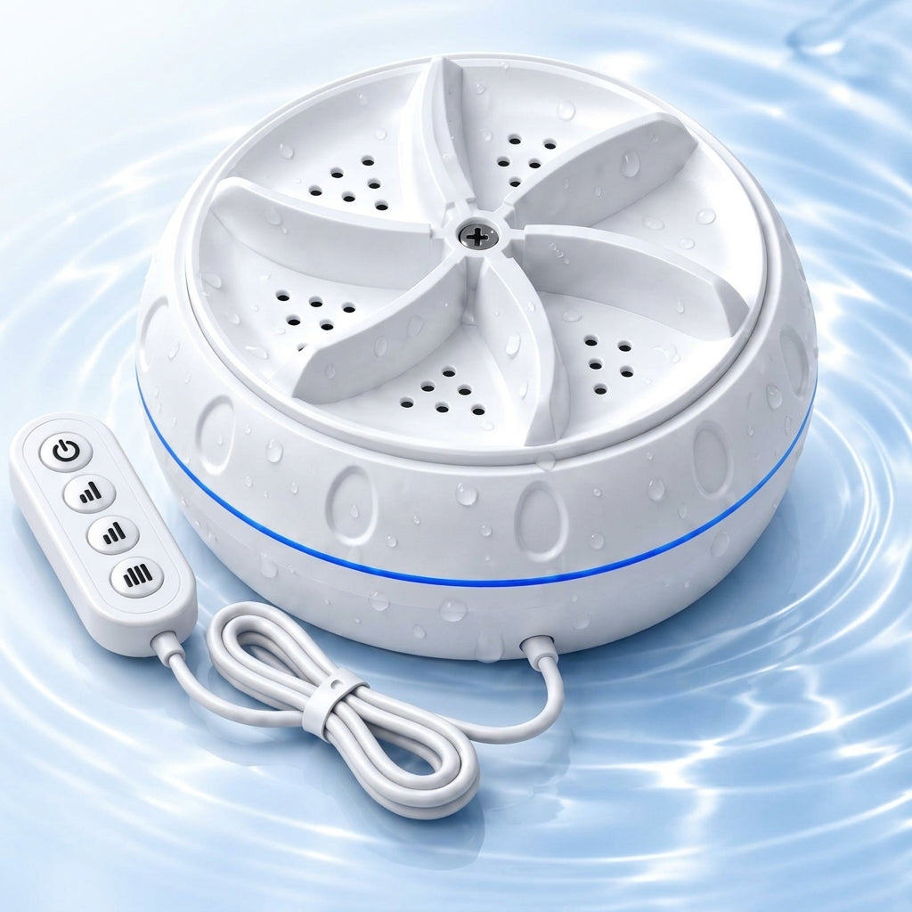 Small But Powerful, Portable Washer Perfect for Apartments & Trips