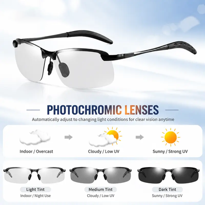 Unisex Fashion Polarized Sunglasses, UV400 Anti Blue Light Sun Glasses for Photography Hiking Beach Outdoo
