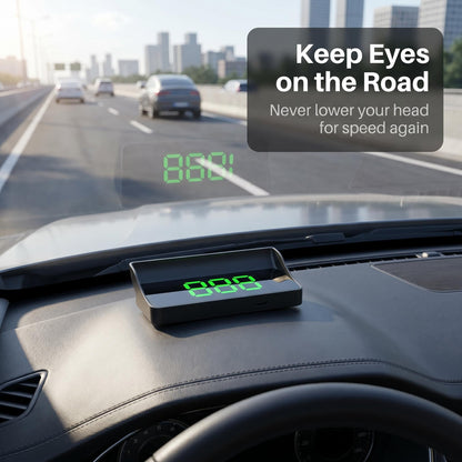 GPS Car HUD Digital Speedometer – Clear MPH/KM/H Display