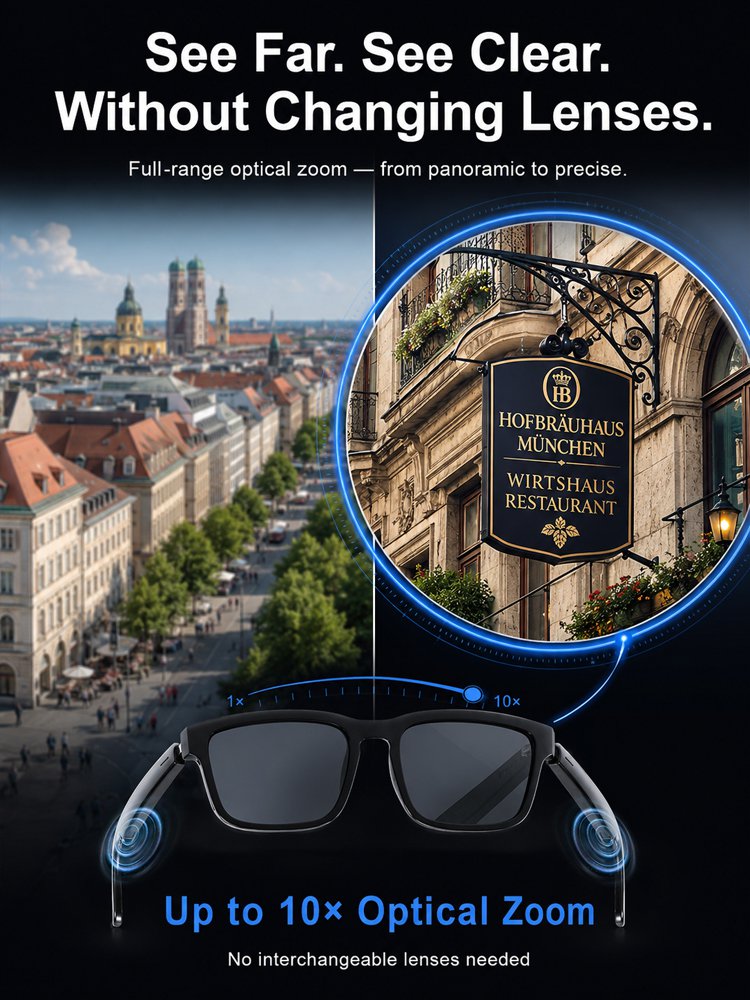 AI Smart Bluetooth Glasses-Ketaticeo