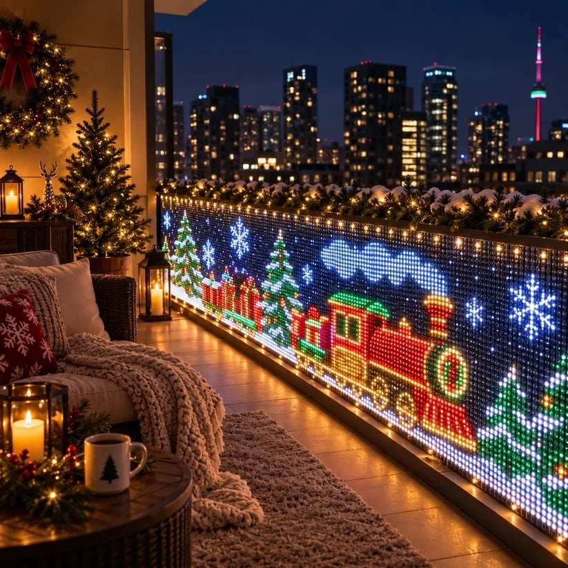 Save 40%! Aurevia Balcony Lights, Create Magical Christmas Display Easily