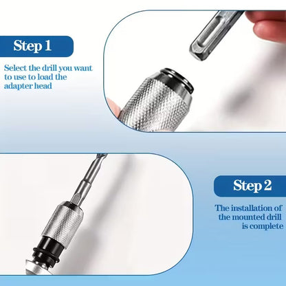🔥Rotary Hammer Adapter with Impact Drill Bits Set