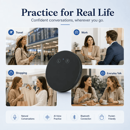 Spanish & English Practice Companion – Supports 165 Languages