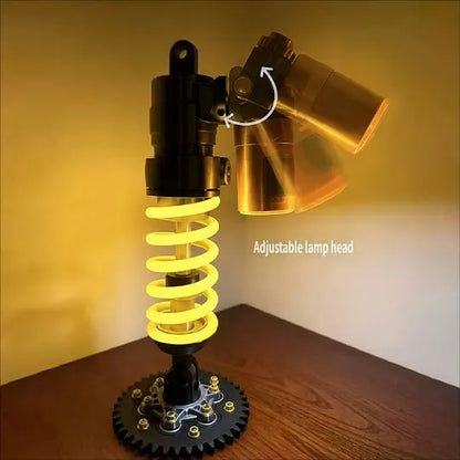 🔥Inspired Suspension Shock Absorber Lamp - Adjustable LED Light for Gamers & Car Enthusiasts