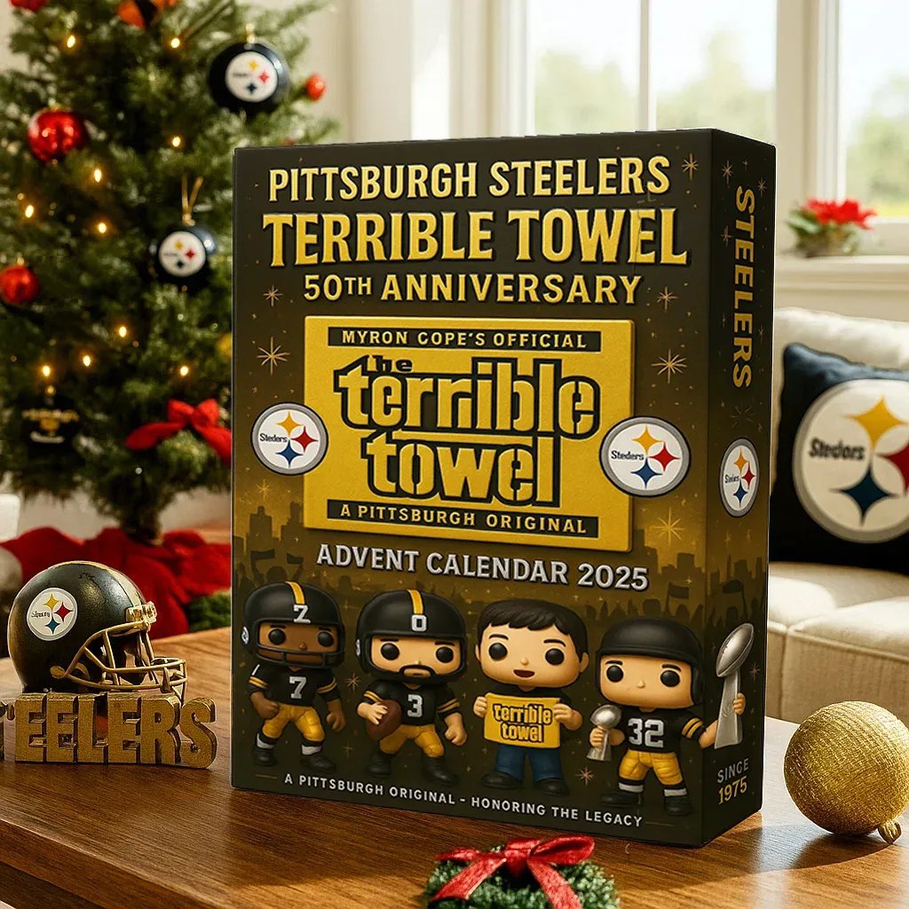 The Pittsburgh Steelers Terrible Towel 50th Anniversary Advent Calendar 2025