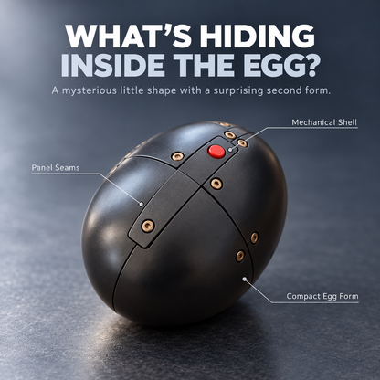 🔥🥚🐉 DragonMorph – Egg to Dragon Transforming Mechanical Toy