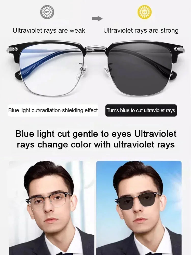 🎁Hot Sale🔥👓Ultra Light Anti Blue Presbyopic Glasses✨