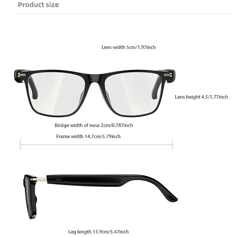 🔥 AI Interpretation Smart Glasses🕶️164-Language Translation, Photochromic Lenses,  Hands-Free Audio