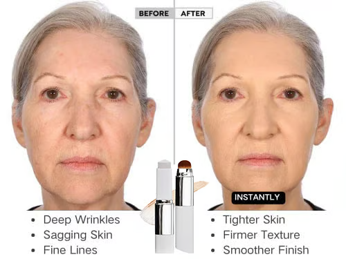 💥BUY 1 GET 1 FREE💥⏰💕🌟Cream Stick V White Korean Color-Changing Foundation Stick with Volufiline