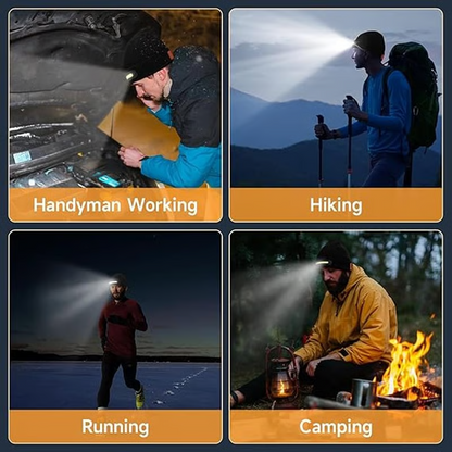 Three-Segment LED Light Smart Music Hat