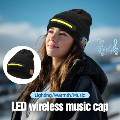 Three-Segment LED Light Smart Music Hat
