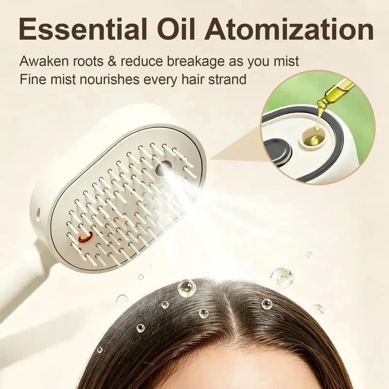 Electric Mist Massage Comb