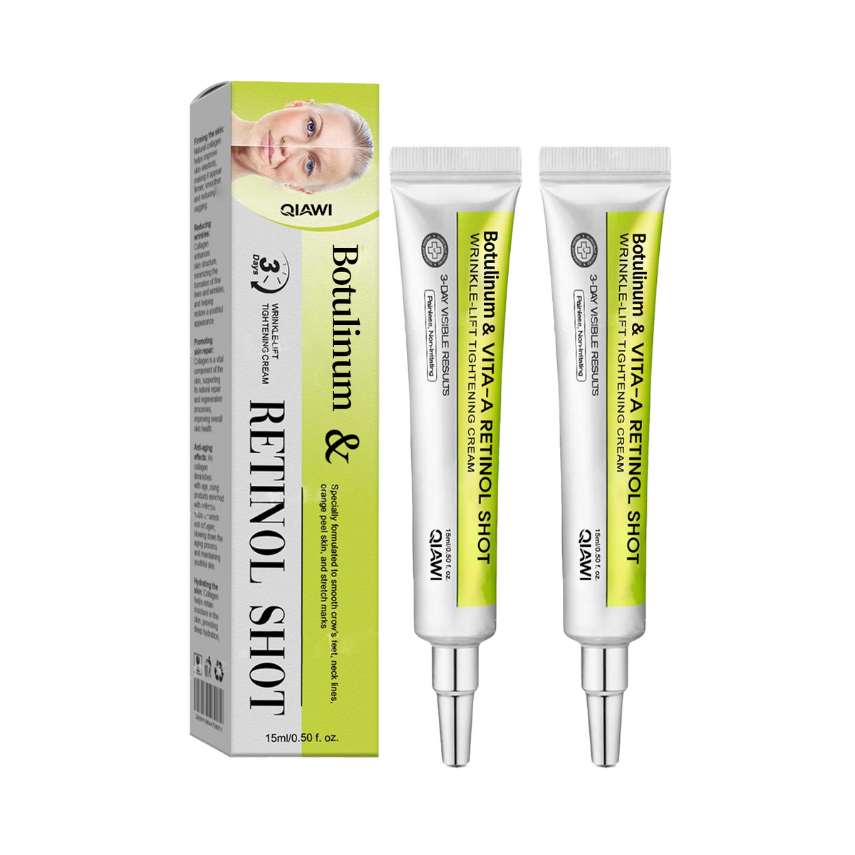 Final 3 Hours: 70%OFF🔥 Botulinum & Vita-A Retinol Shot Wrinkle-Lift Tightening cream✨