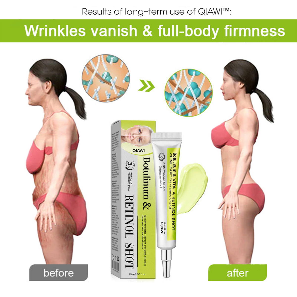 Final 3 Hours: 70%OFF🔥 Botulinum & Vita-A Retinol Shot Wrinkle-Lift Tightening cream✨