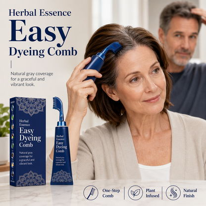 ⏳Time-Limited Special⏰Herbal Hair Dye Comb for Home Use