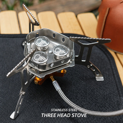 🔥Camping Gas Burner – 5800W, Piezo Ignition, Windproof