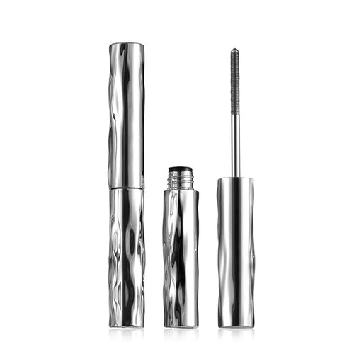 Iron Wand Mascara - Telescopic Tubing Mascara, Liquid LashExtensions Effect, Waterproof & Long-Lasting, No Flaking,No Clumping, 3D Curling Wand for Bold, Defined Lashes(Black)