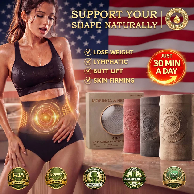 Official Brand Store | 🛡️Moringa & Berberine 4-in-1 Micro-Particle Shaping & Fat Burning Shorts✨