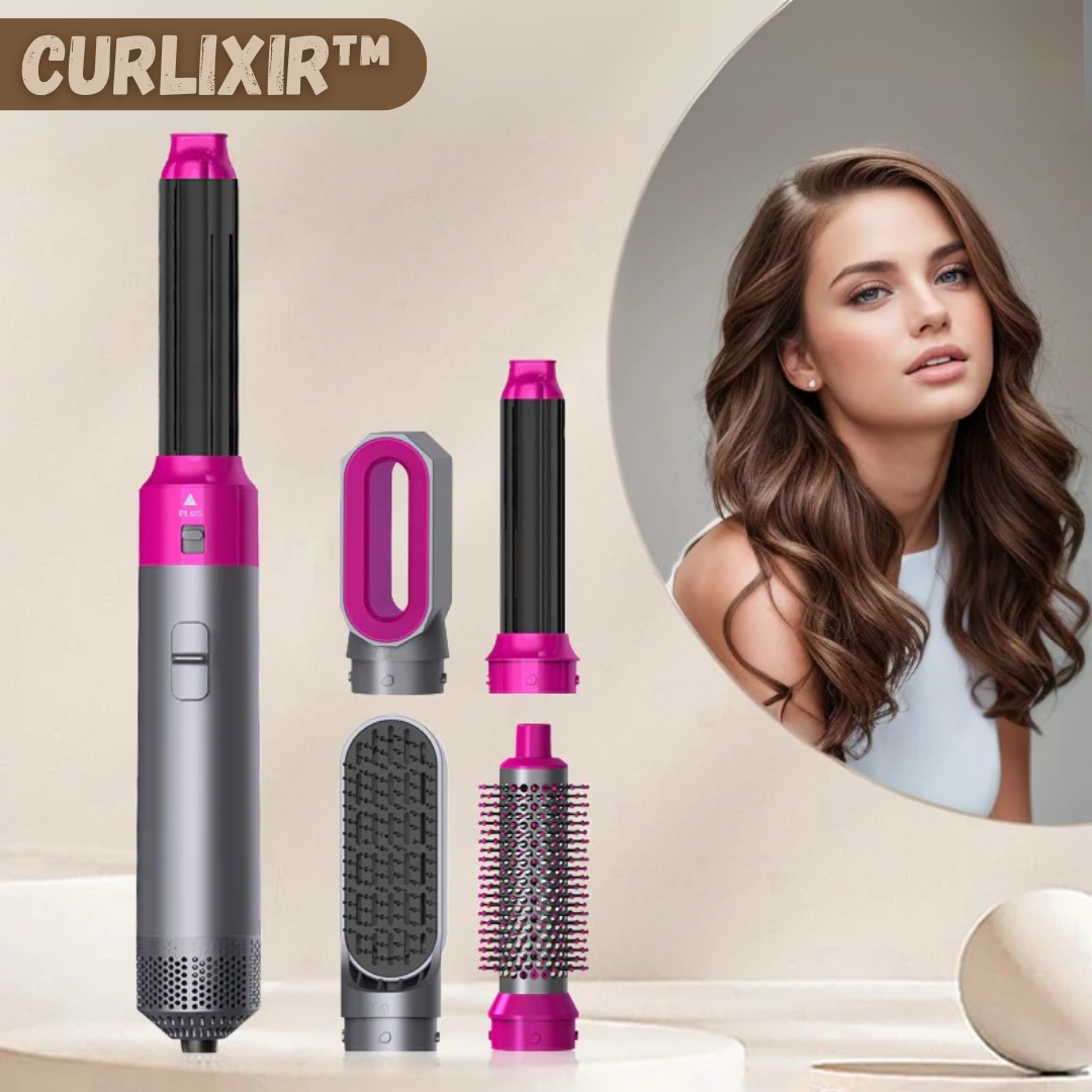 Curlixir™ - 5-in-1-Haartrockner-Bürste