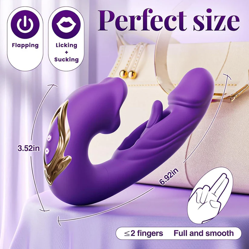 💋 Sale 70% OFF 💋 2026  4-in-1 Flapping & Licking Vibrator