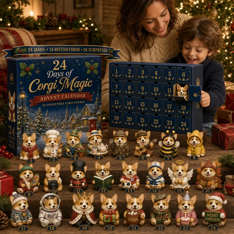 2026 British Corgi Advent Calendar – 24 Collectible Figurines