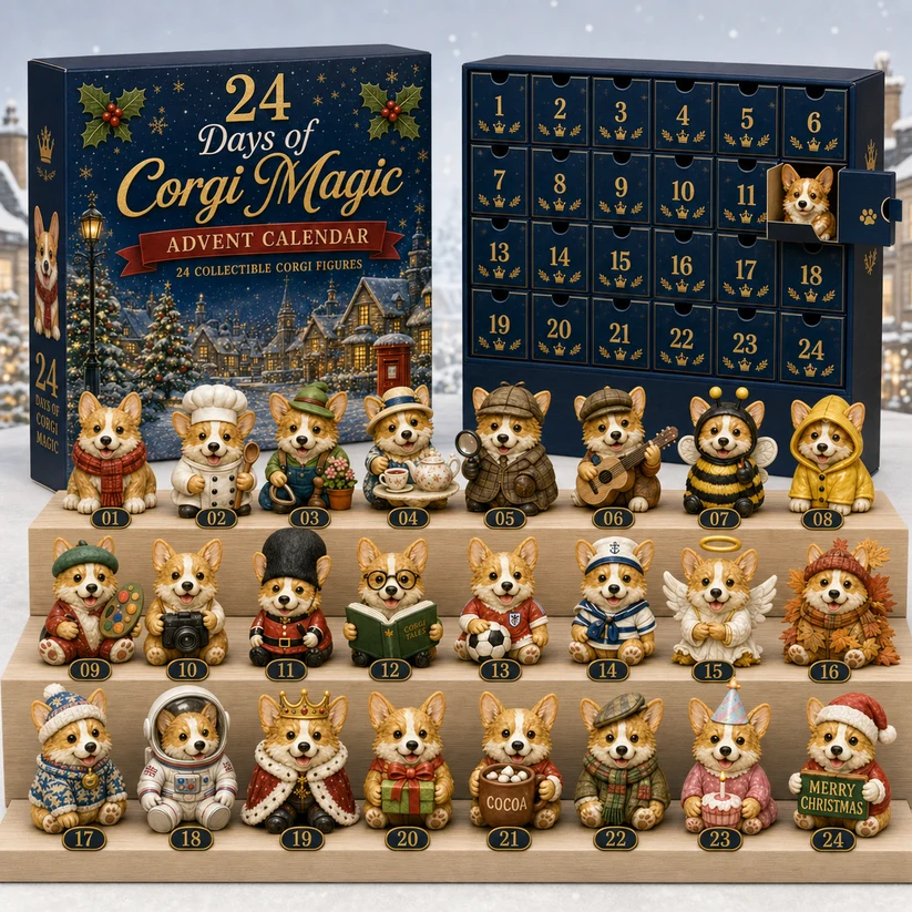 2026 British Corgi Advent Calendar – 24 Collectible Figurines