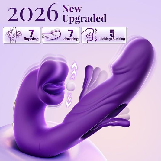 💋 Sale 70% OFF 💋 2026  4-in-1 Flapping & Licking Vibrator