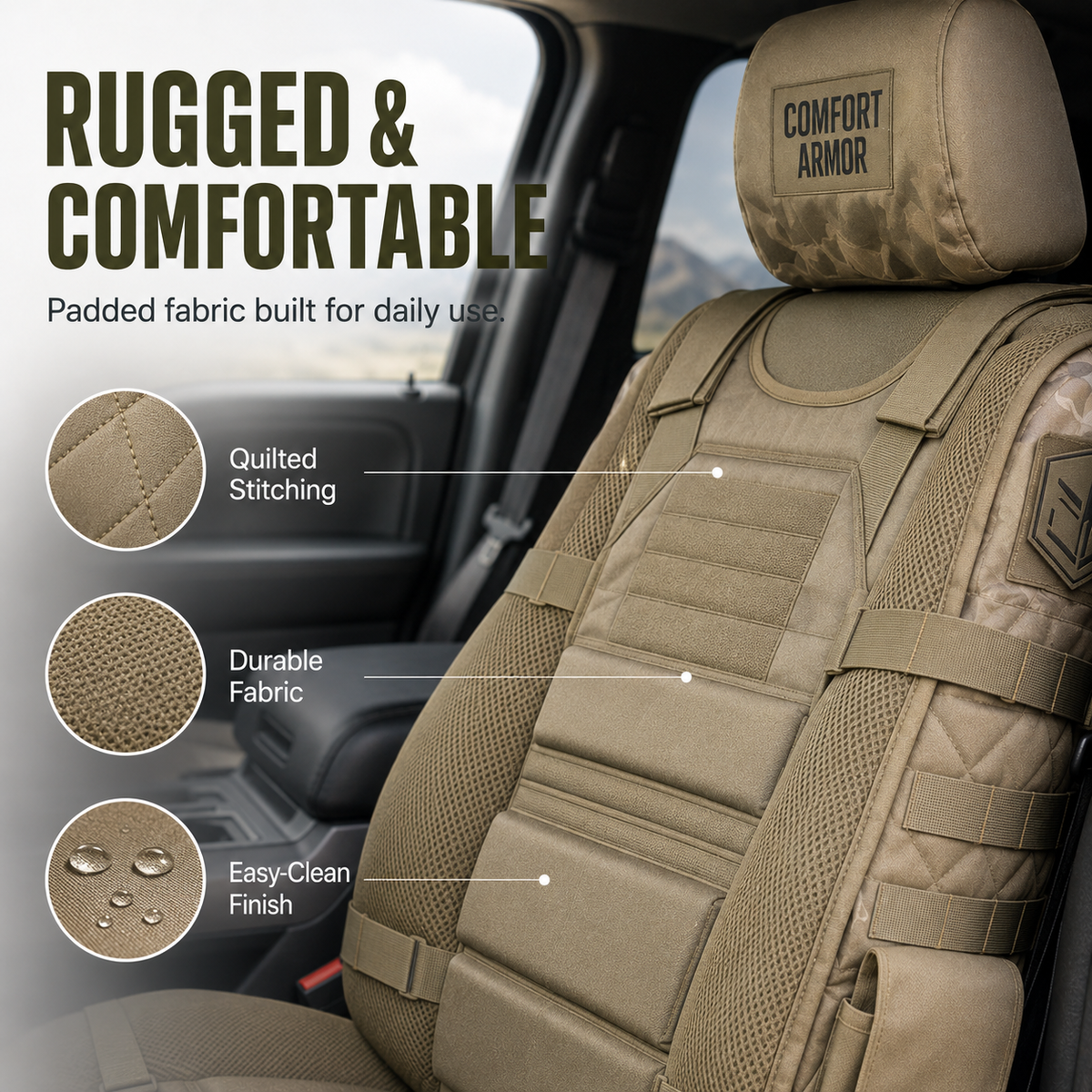 Car Seat Cover Organizer – Rugged Protection & Smart Storage