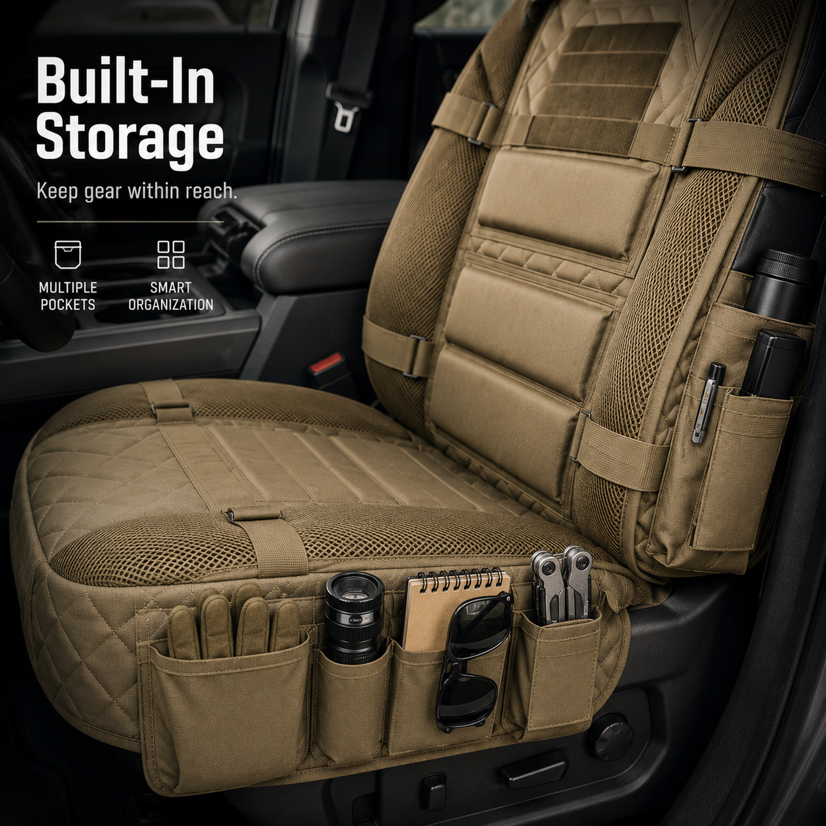 Car Seat Cover Organizer – Rugged Protection & Smart Storage