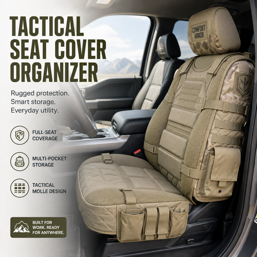 Car Seat Cover Organizer – Rugged Protection & Smart Storage