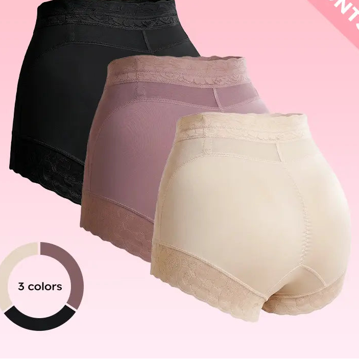 High-Waisted Briefs 3pcs for Women – Tummy Control, Butt Lifting