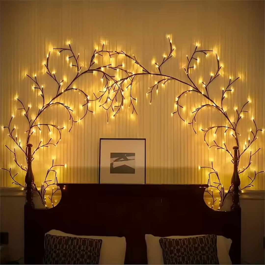 - Verzauberte Weidenreben-Lichter