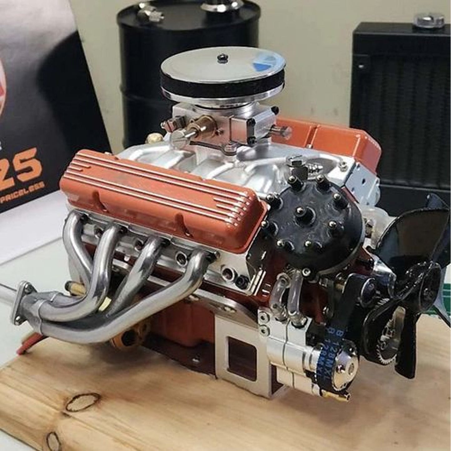 🎉 Pre Christmas Sale 70% OFF 🔥 GasOline OHV V8 Small Block Engine Model Kits