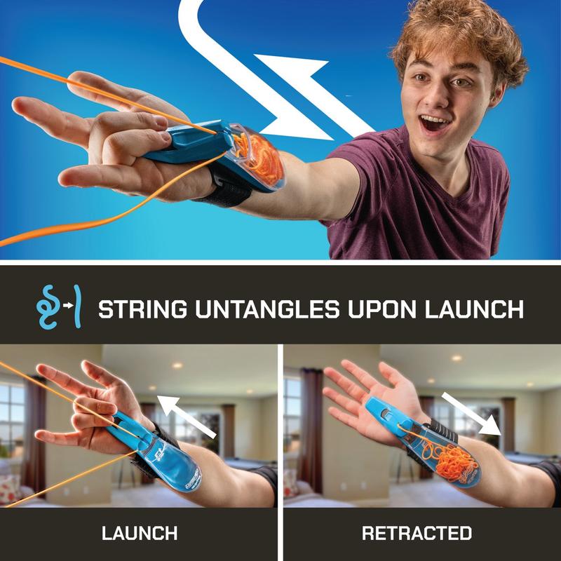 49% OFF This Week Promotions🎉🎉World's First String Launching Webshooter that Glows-In-the-Dark