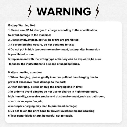 🌈Christmas Hot Sale 49% OFF - Portable Mini Printer