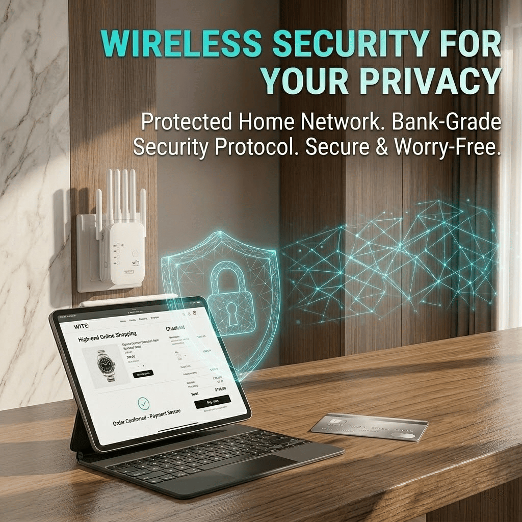 The Velocity Prime: 1200Mbps Ultra-Speed WiFi Repeater