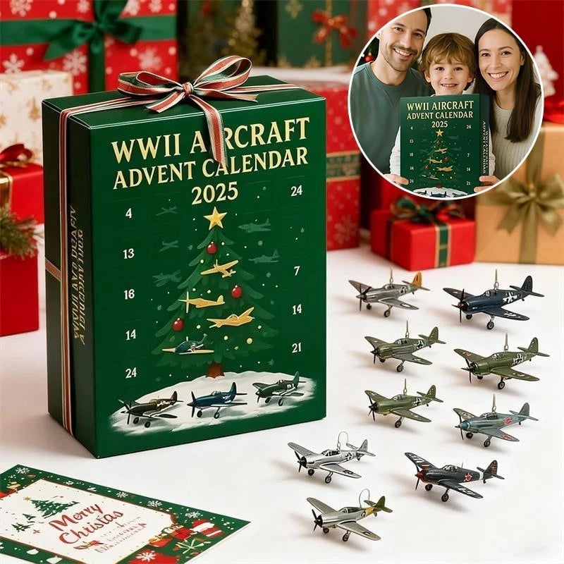 🔥2025 Aircraft Advent Calendar World War II Plane