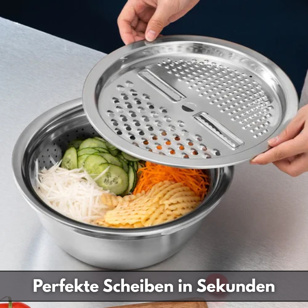 Multifunktionale Schüssel aus Edelstahl