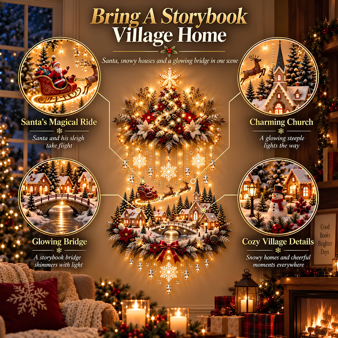✨ Last Day – 50% OFF! ✝️ Bethlehem Star of Faith – Lighted Nativity Wall Decor