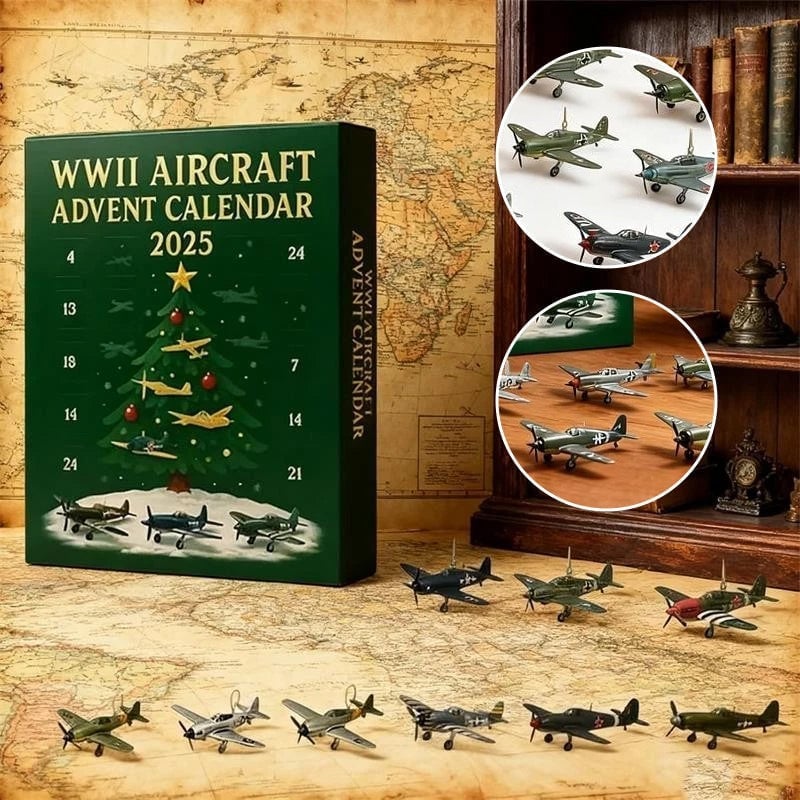 🔥2025 Aircraft Advent Calendar World War II Plane