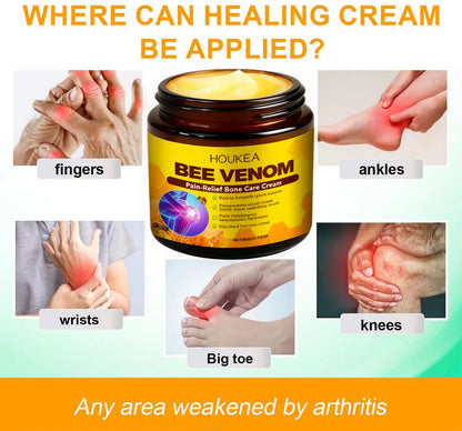 HOUKEA® Bee Venom Pain-Relief Bone Healing Cream ⏰(Specially for older adults)