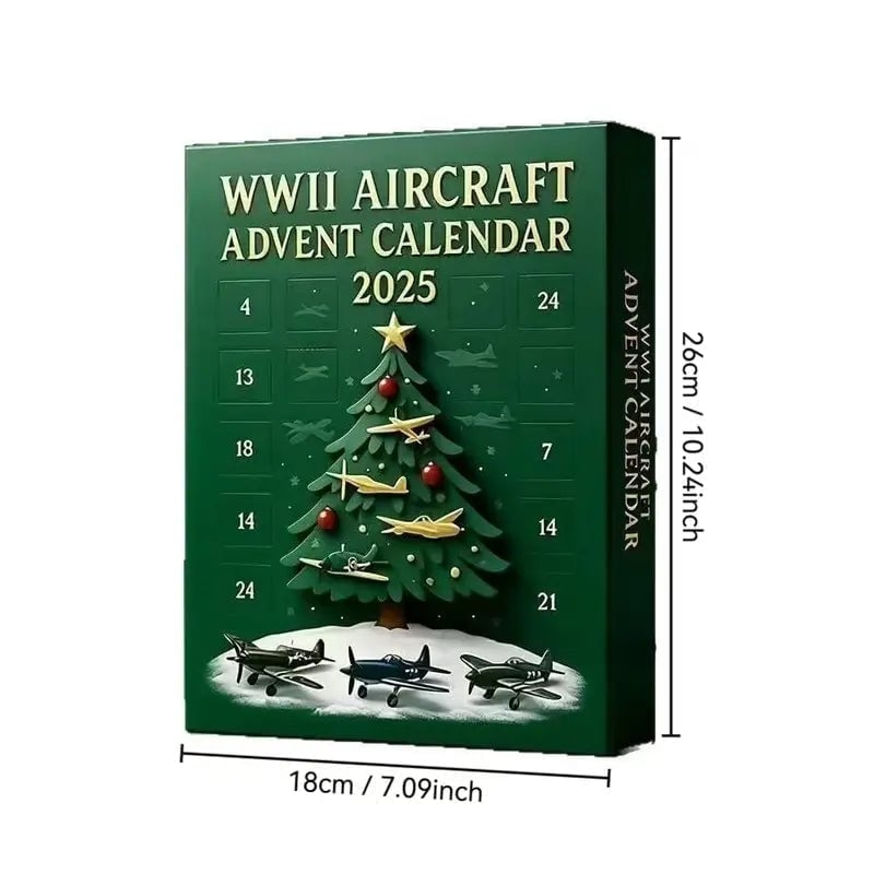 🔥2025 Aircraft Advent Calendar World War II Plane