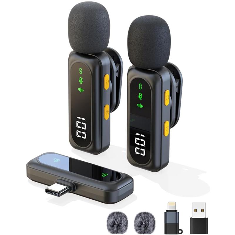 📢 50% off!! ⏰ New wireless lavalier microphone