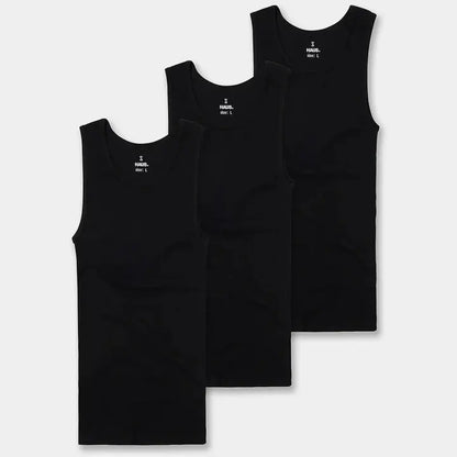 Haus | Premium Ultra-Soft Cotton Fitted Tanks 3 Pack / 6 Pack