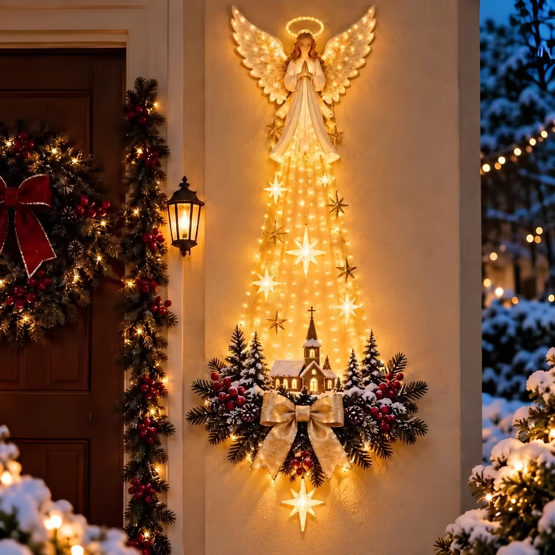 ✨ Last Day – 50% OFF! ✝️ Bethlehem Star of Faith – Lighted Nativity Wall Decor