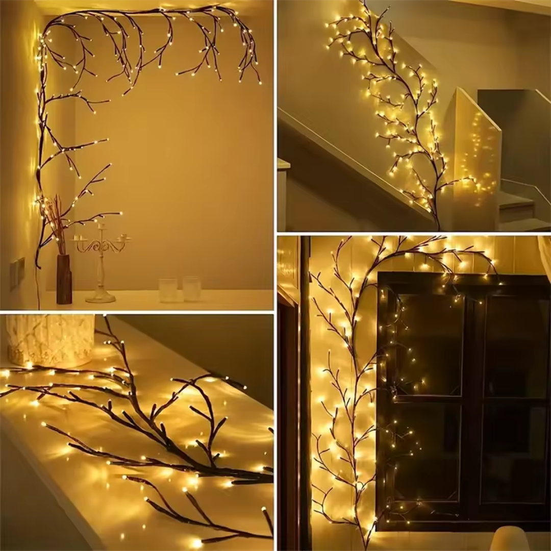 - Verzauberte Weidenreben-Lichter